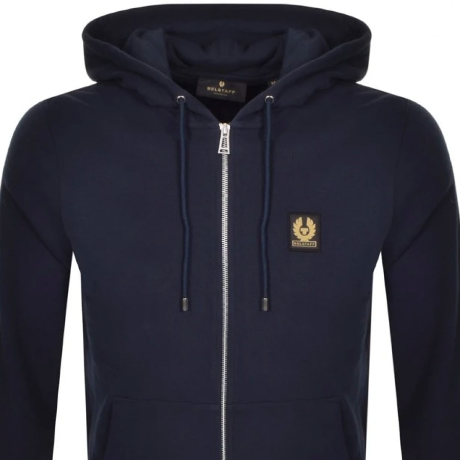 Alternative Image for ProductBelstaff Full Zip Hoodie Navy2